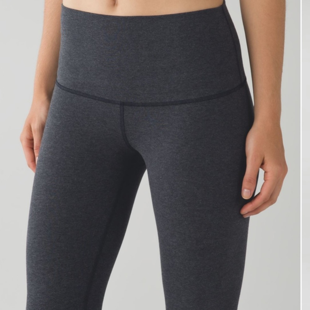 Lululemon roll-down Wunder Under crop, *cotton